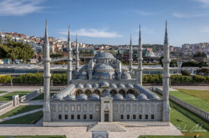 Парк "Мини Турция" - макет на Синята джамия Султан Мехмет (The Blue Mosque Sultanahmet) в Истанбул